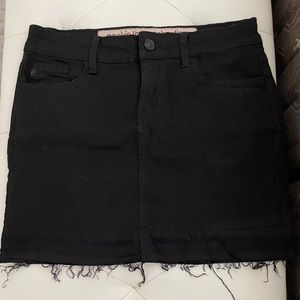 Pookie and Sebastian black jean skirt sz M